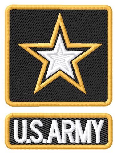 U.S. Army Machine Embroidery Design