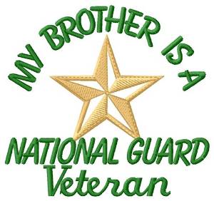 Picture of Brother National Guard Vet Machine Embroidery Design