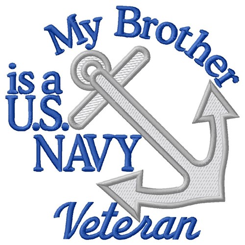 Brother Navy Vet Machine Embroidery Design