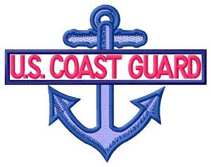 Picture of Coast Guard Machine Embroidery Design