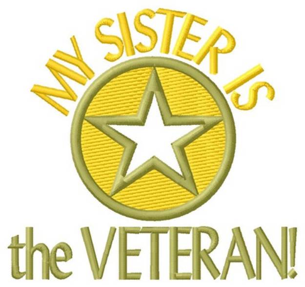 Picture of Sister The Veteran Machine Embroidery Design