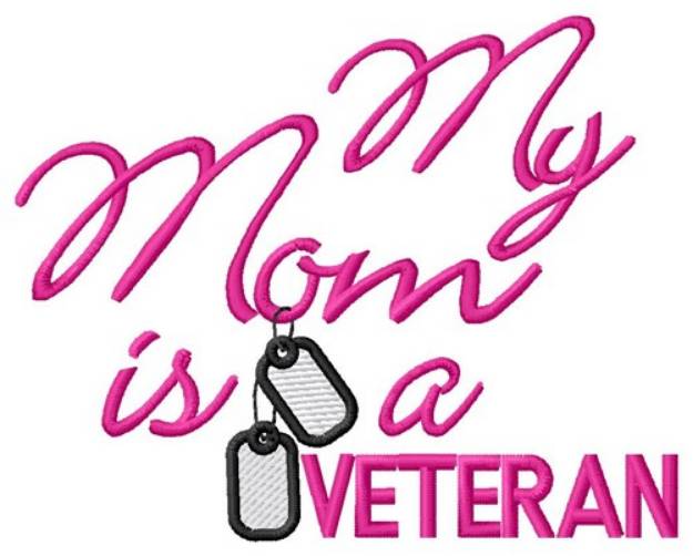 Picture of Mom Vet Tags Machine Embroidery Design