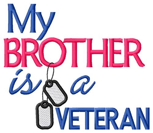 Brother Vet Tags Machine Embroidery Design
