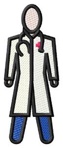 Picture of Doctor Figure Machine Embroidery Design