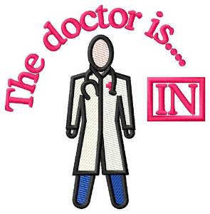 Picture of Doctor is In Machine Embroidery Design