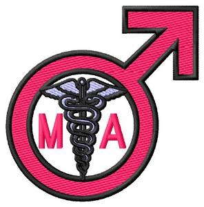 Picture of Male MA Sign Machine Embroidery Design