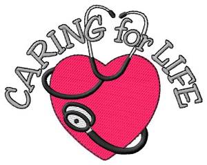 Picture of Caring for Life Machine Embroidery Design