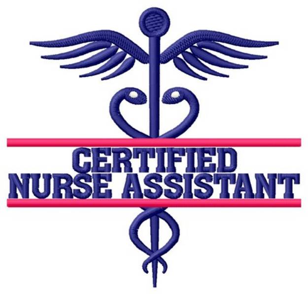 Picture of Certified Nurse Assistant Machine Embroidery Design
