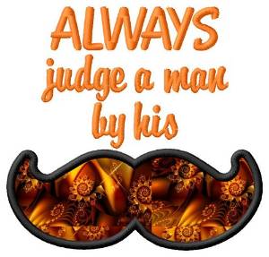 Picture of Judge a Man Machine Embroidery Design