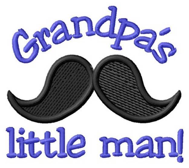 Picture of Grandpas Little Man Machine Embroidery Design