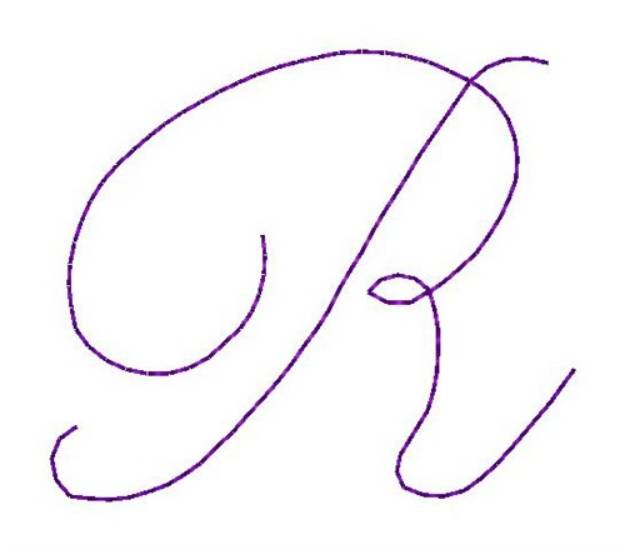 Picture of Nelly Font R Machine Embroidery Design