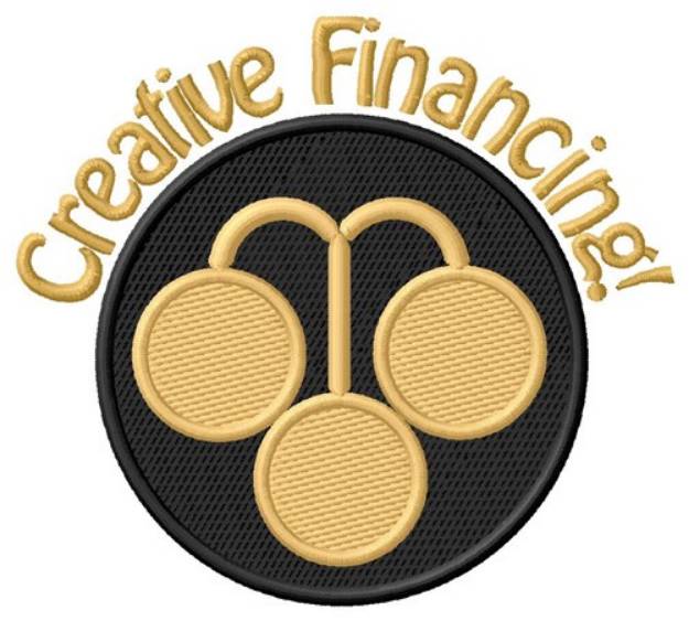 Picture of Creative Financing Machine Embroidery Design