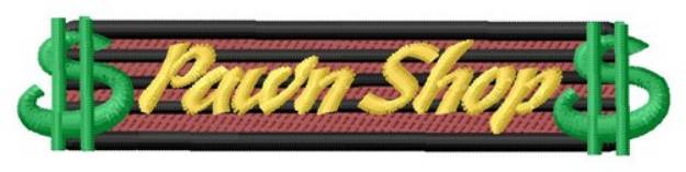 Picture of Pawn Shop Dollars Machine Embroidery Design