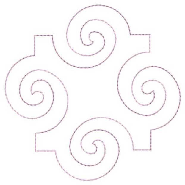 Picture of Swirl Quilting Machine Embroidery Design
