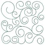 Picture of Quilting Swirls Machine Embroidery Design