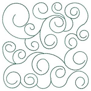Picture of Quilting Swirls Machine Embroidery Design