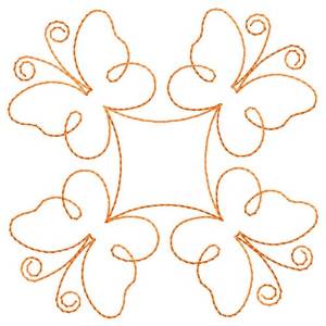 Picture of Quilting Butterflies Machine Embroidery Design