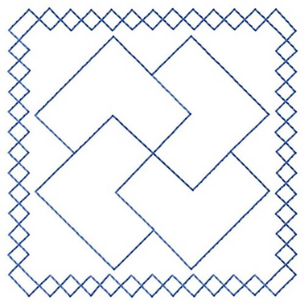 Picture of Just Squares Quilting Machine Embroidery Design