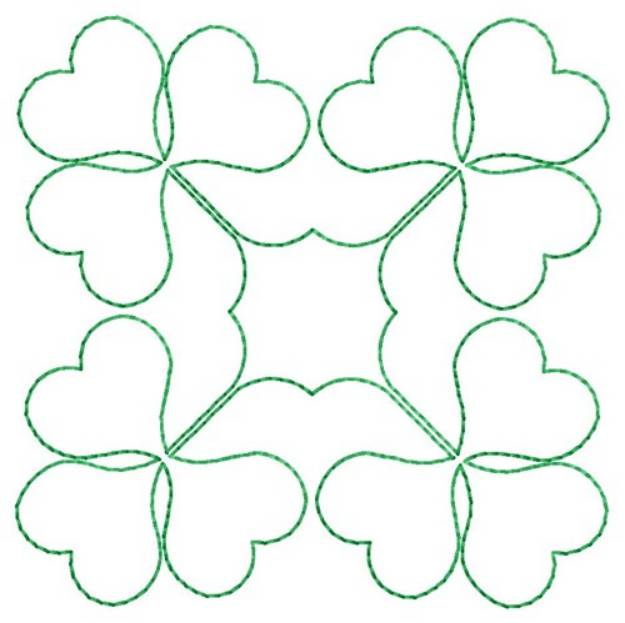 Picture of Shamrocks Quilting Machine Embroidery Design