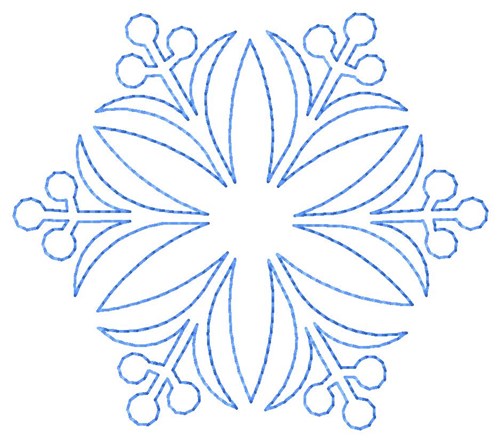 Snowflake Quilting Machine Embroidery Design