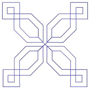 Picture of Geometric Quilt Machine Embroidery Design
