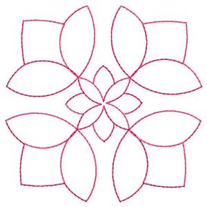 Picture of Flower Block Machine Embroidery Design