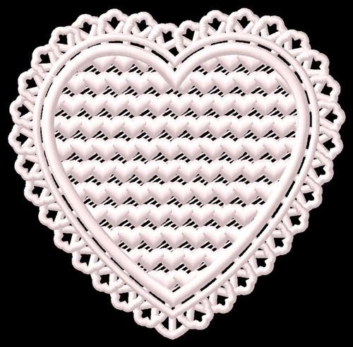 FSL Fancy Heart Machine Embroidery Design