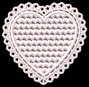 Picture of FSL Fancy Heart Machine Embroidery Design