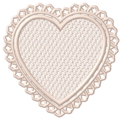 FSL Heart Machine Embroidery Design