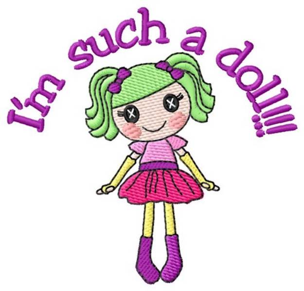 Picture of Such A Doll Machine Embroidery Design