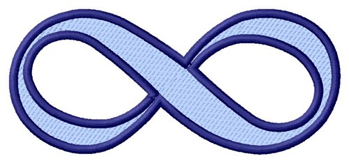 Infinity Symbol Machine Embroidery Design