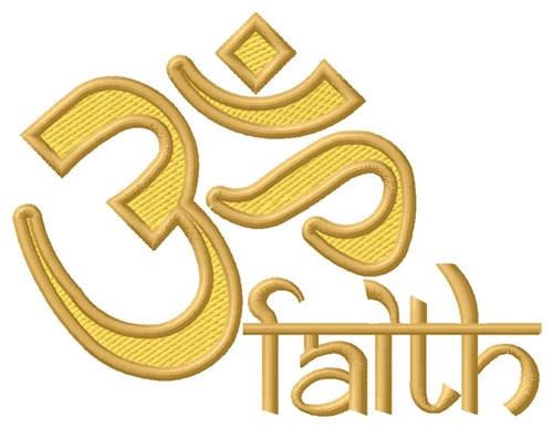 Faith Machine Embroidery Design