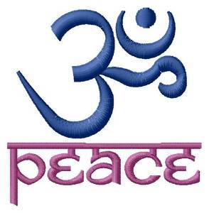Picture of Peace Om Machine Embroidery Design