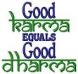 Picture of Good Karma Machine Embroidery Design