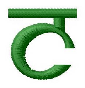 Picture of Hindi Alphabet C Machine Embroidery Design