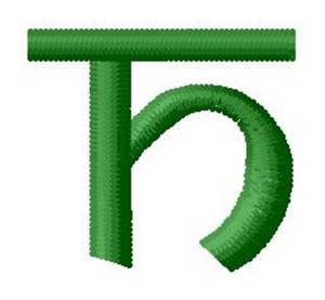 Picture of Hindi Alphabet N Machine Embroidery Design