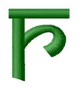 Picture of Hindi Alphabet R Machine Embroidery Design