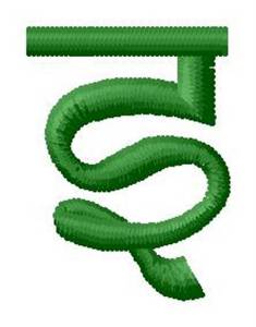 Picture of Hindi Alphabet S Machine Embroidery Design