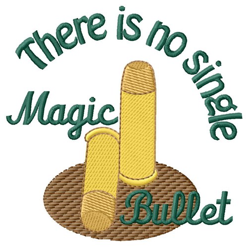Magic Bullet Machine Embroidery Design