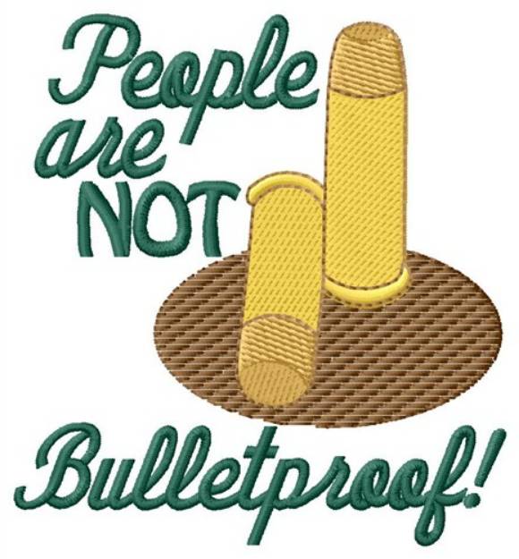 Picture of Bulletproof Machine Embroidery Design
