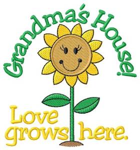 Picture of Grandmas House Machine Embroidery Design