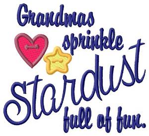 Picture of Grandmas Stardust Machine Embroidery Design