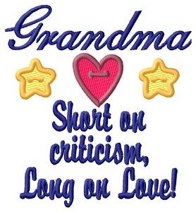 Picture of Grandma Love Machine Embroidery Design
