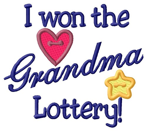 Grandma Lottery Machine Embroidery Design