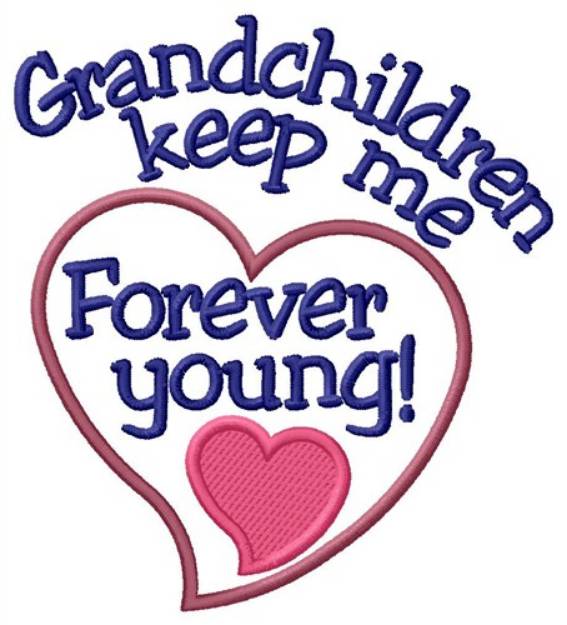 Picture of Forever Young Machine Embroidery Design