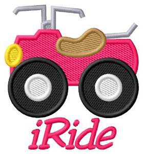 Picture of iRide 4 Wheelers Machine Embroidery Design