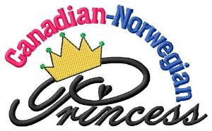 Picture of Canadian Norwegian Princess Machine Embroidery Design