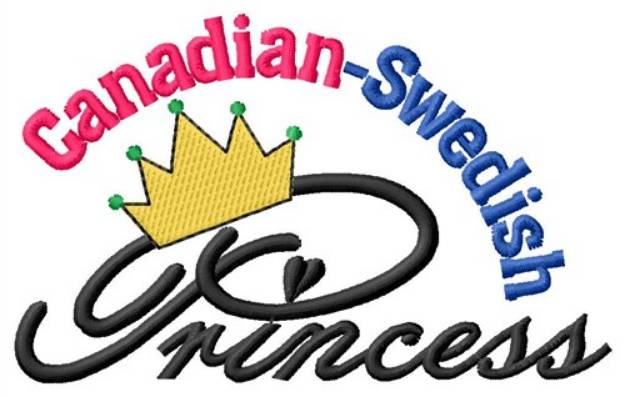 Picture of Canadian Swedish Princess Machine Embroidery Design