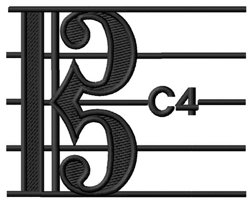C4 Music Machine Embroidery Design