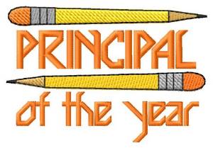 Picture of Principal Of Year Machine Embroidery Design